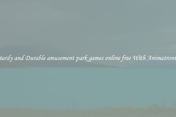 Sturdy and Durable amusement park games online free With Animatronics