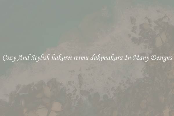 Cozy And Stylish hakurei reimu dakimakura In Many Designs