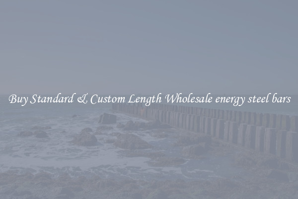 Buy Standard & Custom Length Wholesale energy steel bars