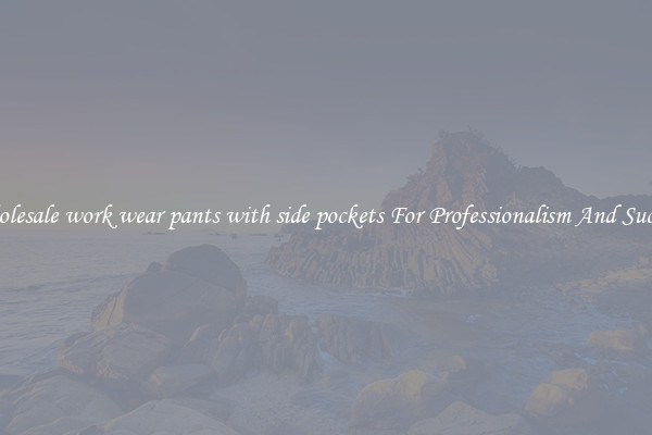 Wholesale work wear pants with side pockets For Professionalism And Success