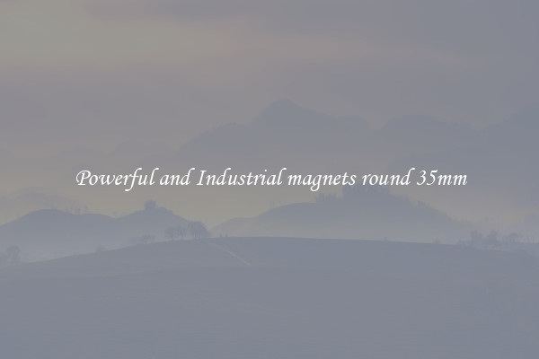 Powerful and Industrial magnets round 35mm