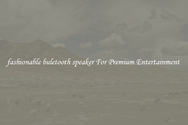 fashionable buletooth speaker For Premium Entertainment 
