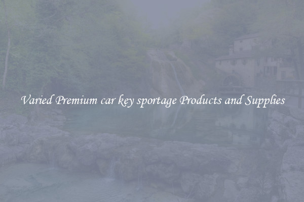 Varied Premium car key sportage Products and Supplies